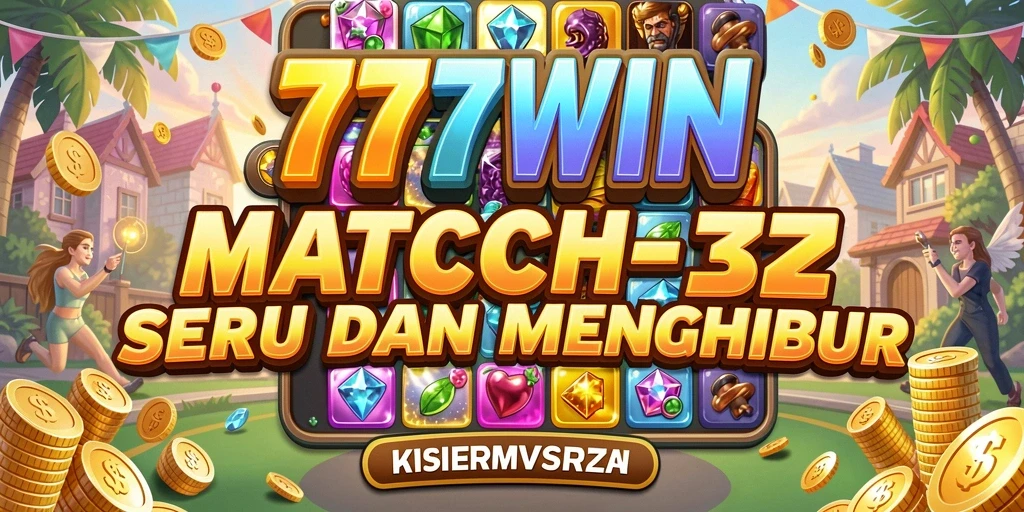 Screenshot utama 777WIN menampilkan gameplay Match-3 yang menarik.