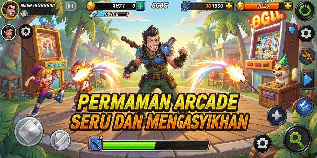 Tampilan gameplay menarik dan penuh aksi dari 8G8G.