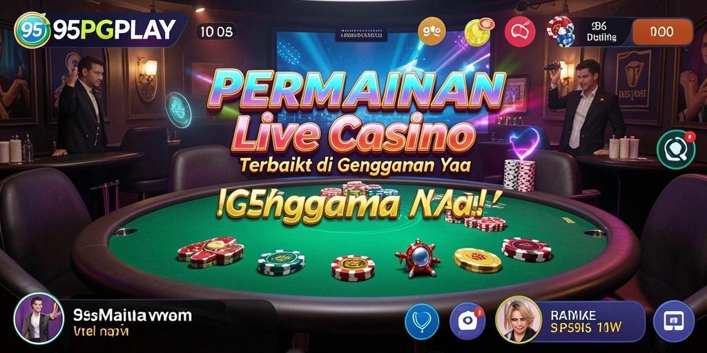 Tampilan gameplay Live Casino yang menarik di 95PGPLAY.