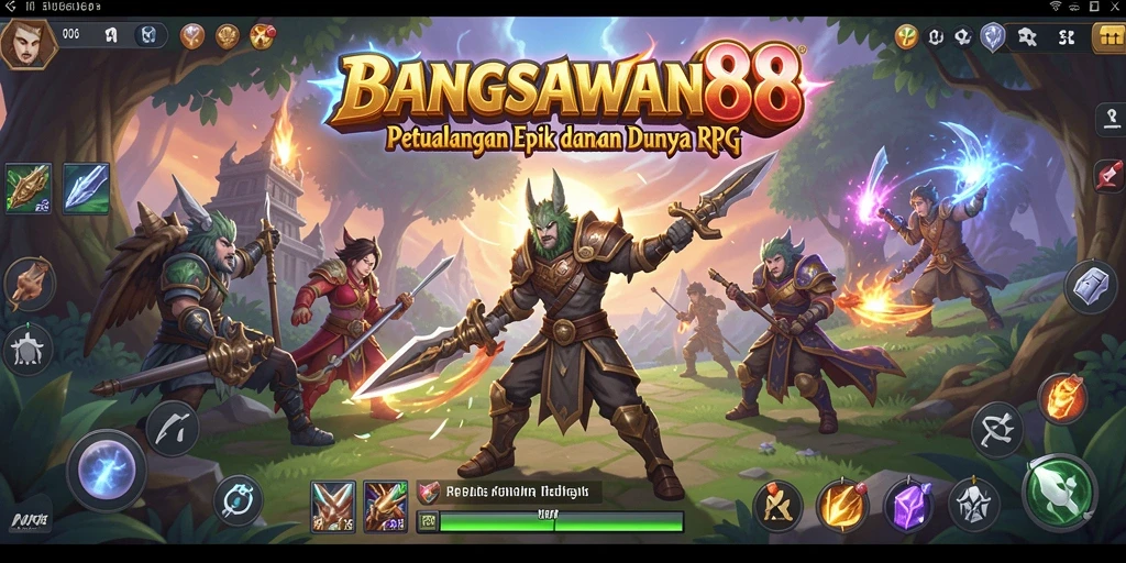 Tangkapan layar BANGSAWAN88 menampilkan aksi yang mendebarkan dalam gameplay RPG.