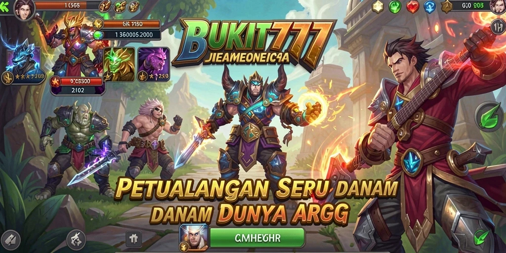 Tampilan gameplay BUKIT777 yang mendebarkan dan penuh aksi.