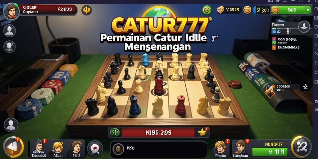 Tampilan gameplay <strong>CATUR777</strong> yang menarik dan interaktif.