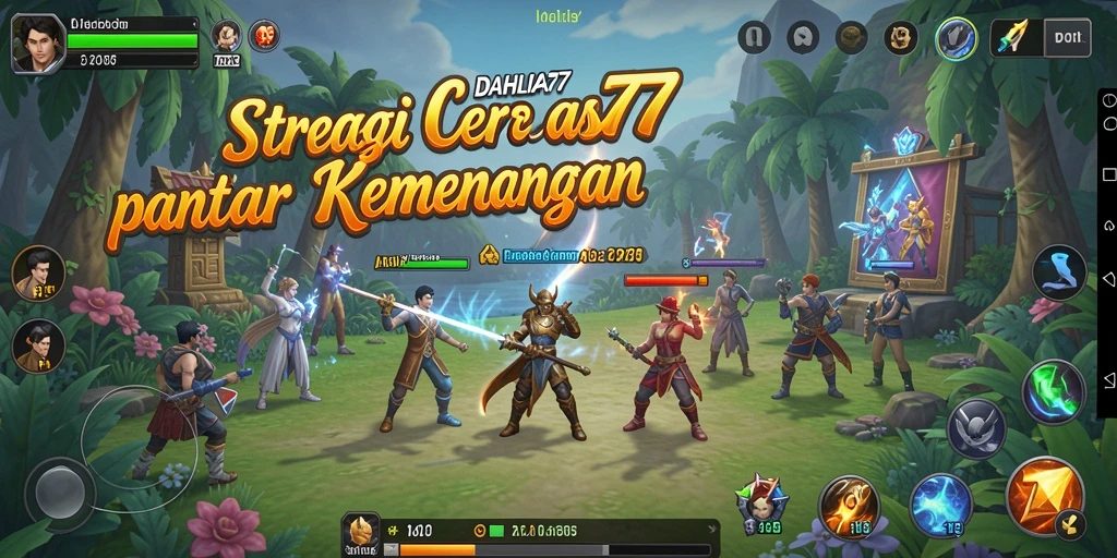 Tampilan gameplay menarik dari DAHLIA77 yang menampilkan strategi taktis.