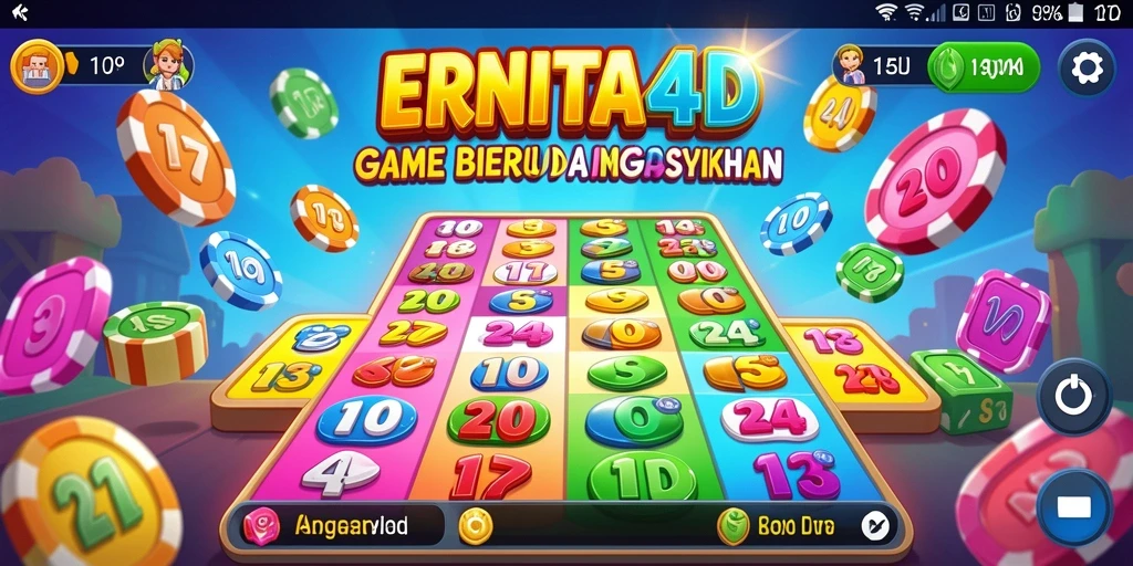 Tampilan gameplay seru dan interaktif dalam ERNITA4D.