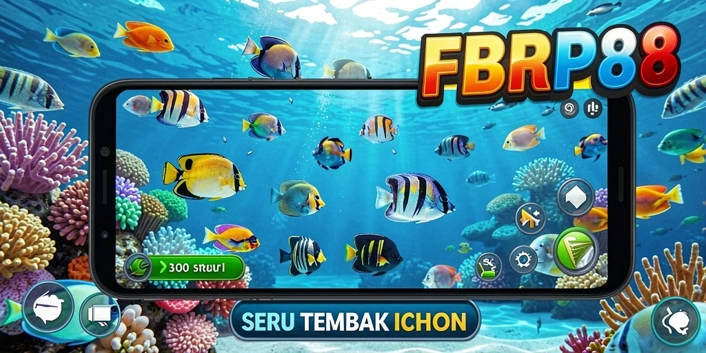 Tampilan gameplay FBRP88 yang memukau saat menembak ikan.