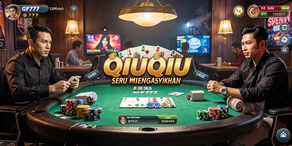 Tampilan menarik dari gameplay QiuQiu GF777 yang seru.