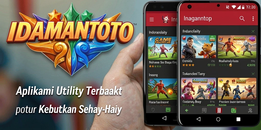 Tampilan aplikasi IDAMANTOTO yang menarik dan mudah digunakan.