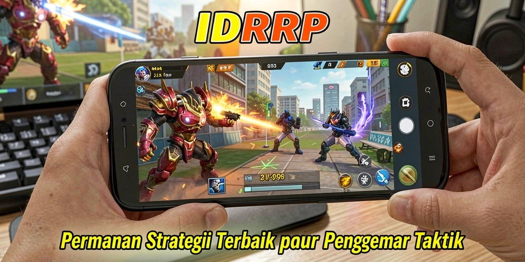 Tangkapan layar gameplay IDRRP menampilkan strategi dan taktik yang intens.