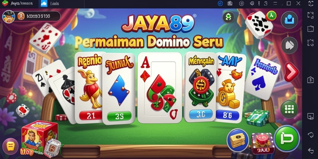 Tangkapan layar JAYA89 menampilkan aksi seru dalam permainan Domino.
