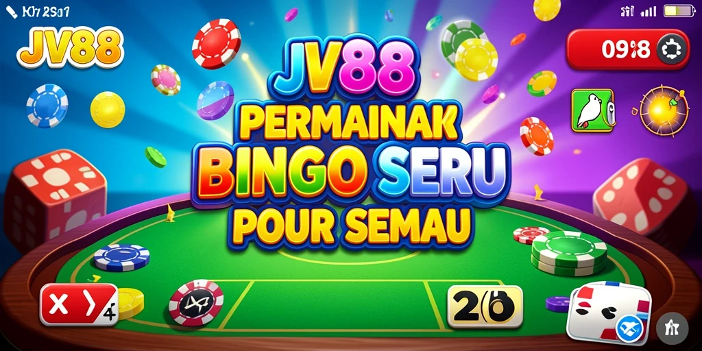 Tampilan gameplay JV88 dengan suasana Bingo yang menegangkan.