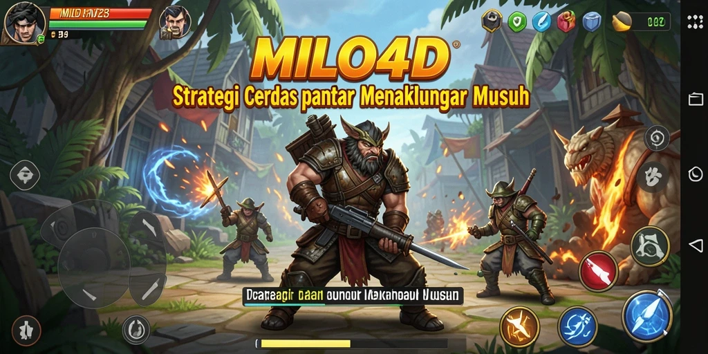 Gameplay seru dan strategi cerdas dalam MILO4D.
