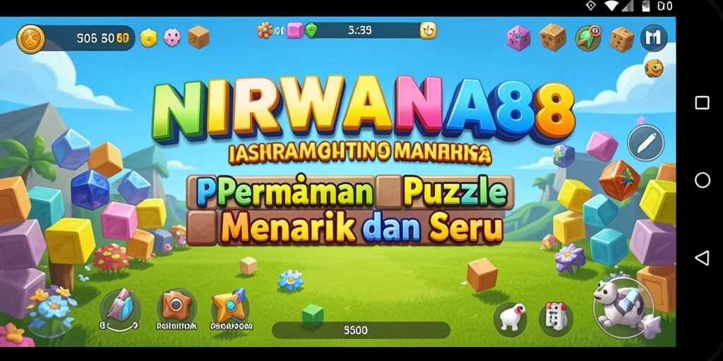 Screenshot gameplay NIRWANA88 yang menunjukkan tantangan Puzzle.