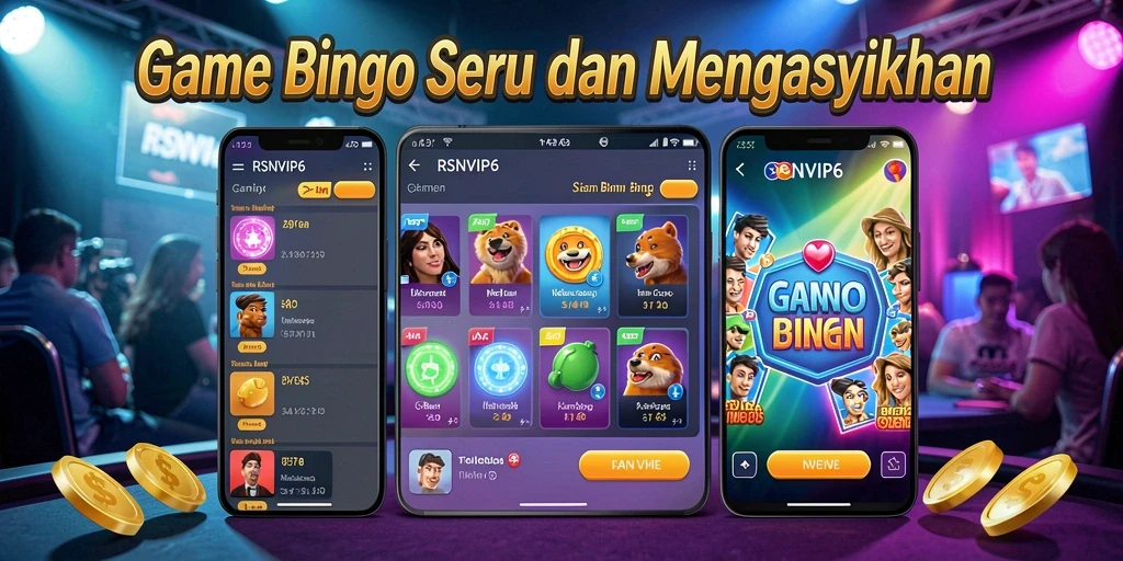 Gameplay seru RSNVIP6 dengan tampilan Bingo yang menarik.