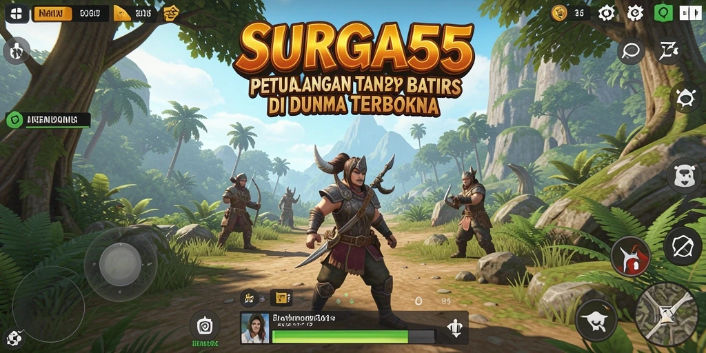 Gameplay SURGA55 yang menarik dengan lingkungan terbuka yang luas.