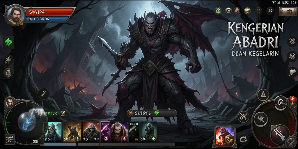 Screenshot gameplay SVIP4 menampilkan suasana Horror yang menggugah ketakutan.