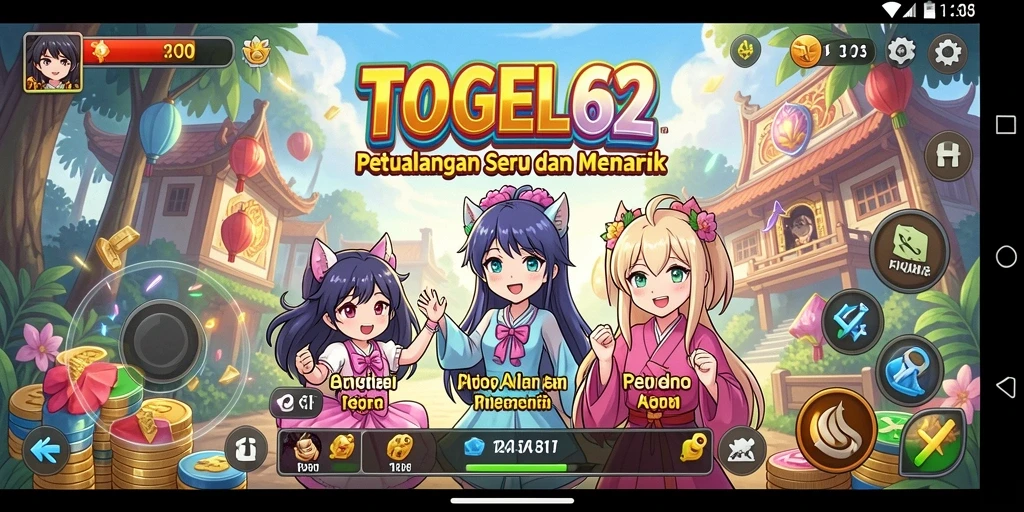 Gameplay seru TOGEL62 yang menampilkan karakter anime favorit.
