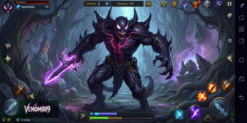 Tampilan epik gameplay RPG di VENOM889 yang memukau.